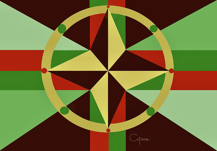 Flag of Mars Digital Art by Cifone Minstrel in the Gallery