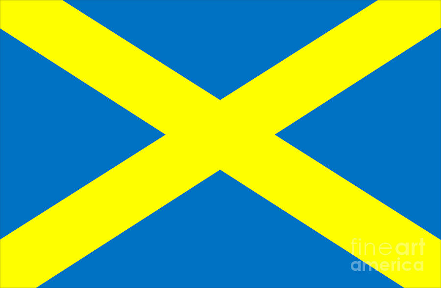 Flag Of The English City Of Saint Albans Digital Art