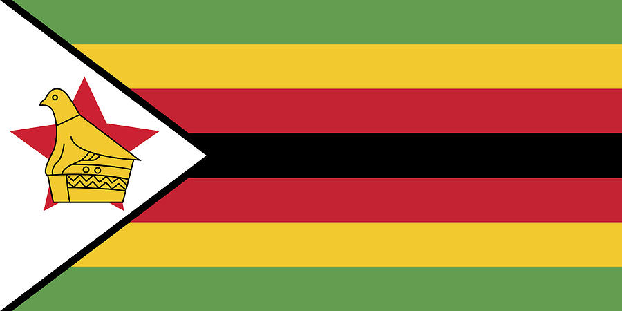 Flag of Zimbabwe Drawing by Liangpv