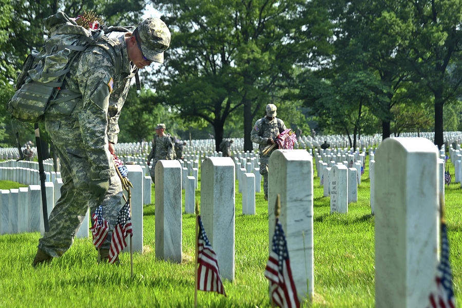 Flag Planting Photograph by DeepEarth Images - Fine Art America