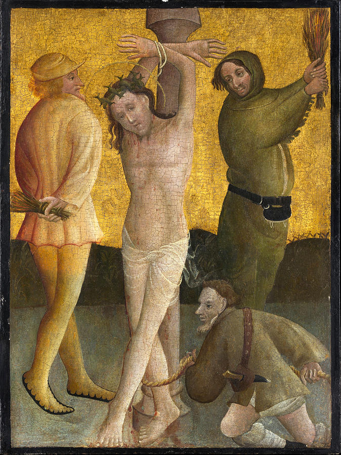 Flagellation Painting by Master of the Berswordt Altar