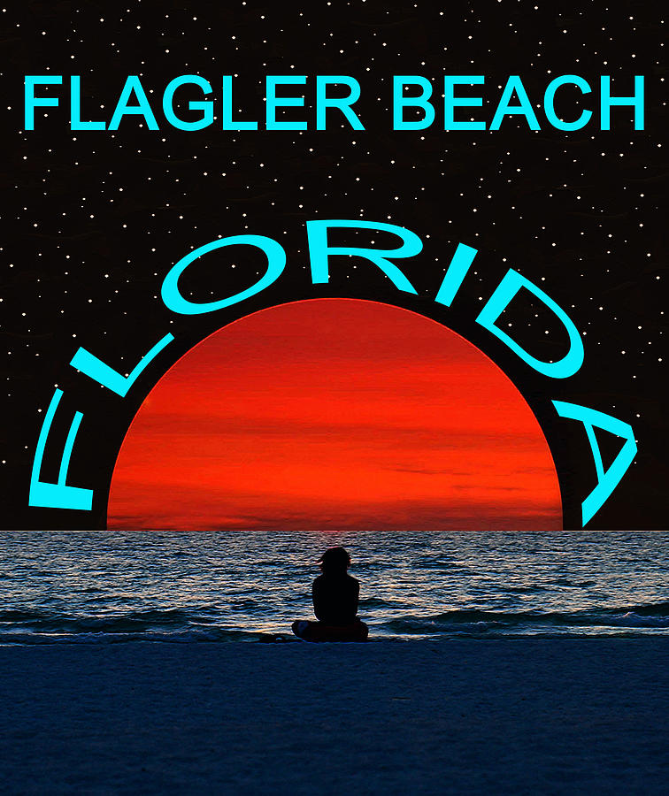 Flagler Beach Florida Dream Girl Mixed Media by David Lee Thompson