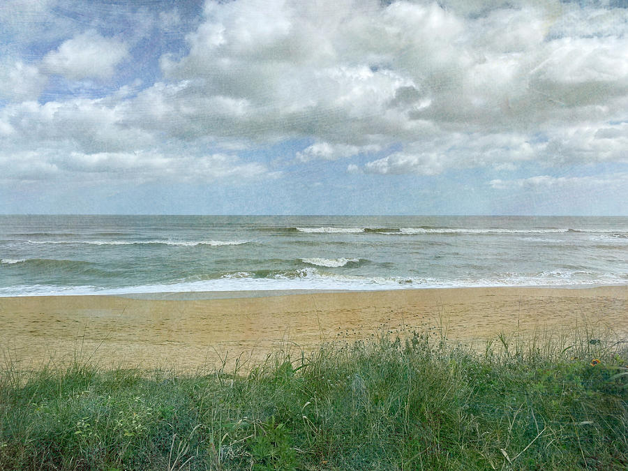 Flagler Beach - Summer Surf Painterly  Photograph by Patti Deters