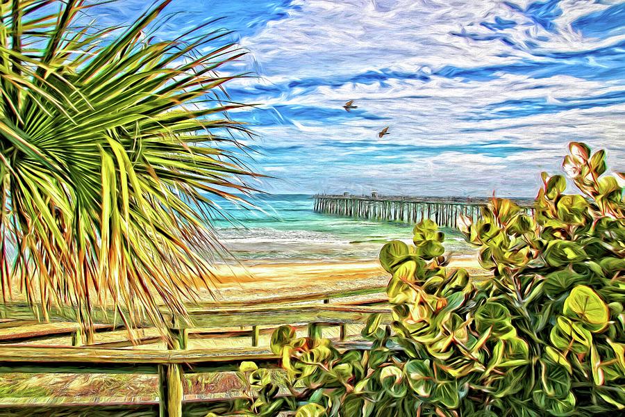 Flagler Beach That Was Photograph by Alice Gipson