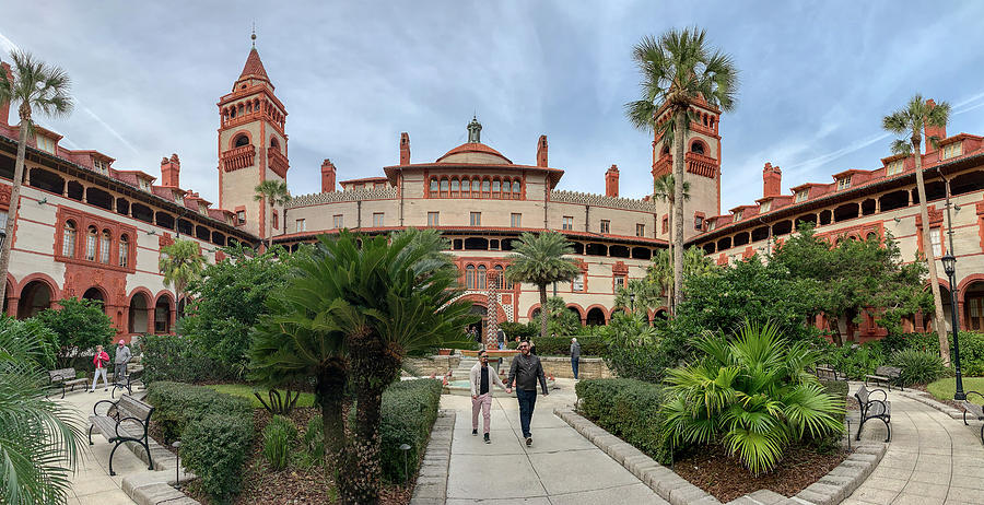 Flagler College Pano, St Augustine, Florida Photograph by Dawna Moore Photography