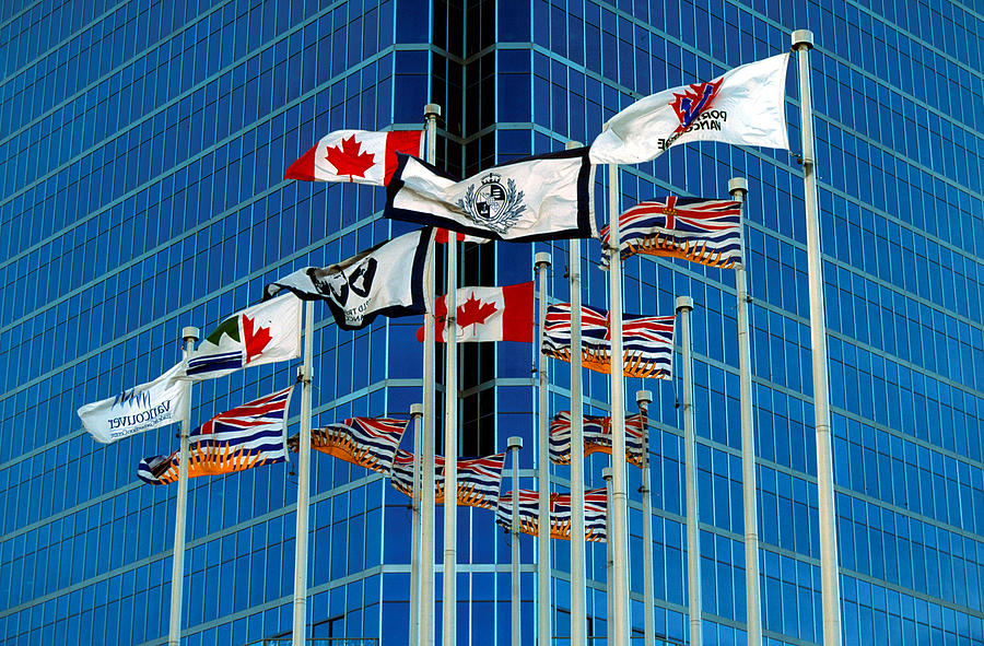 Flags Photograph by Jim Whitley