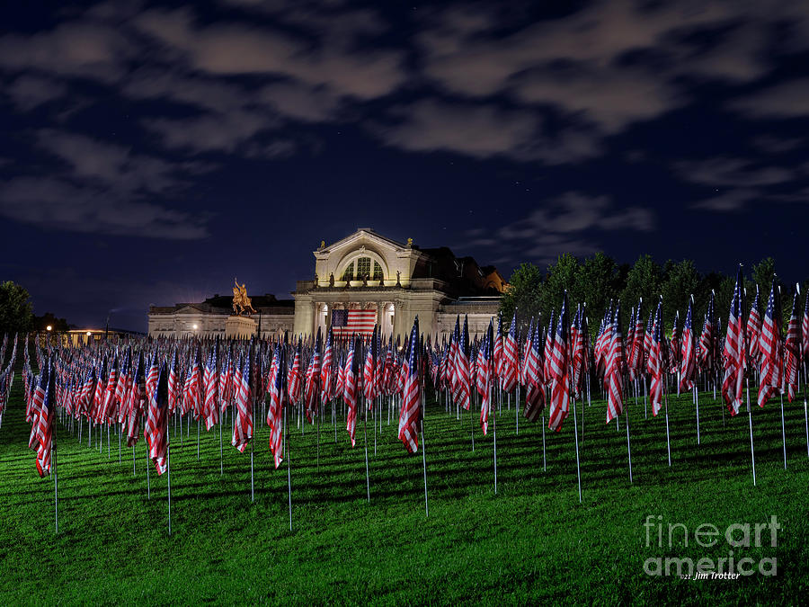 Flags of Valor Photograph by Jim Trotter