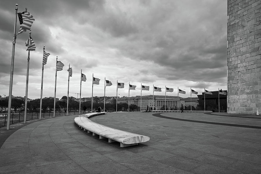 Flags of Washington Photograph by Steven Nelson