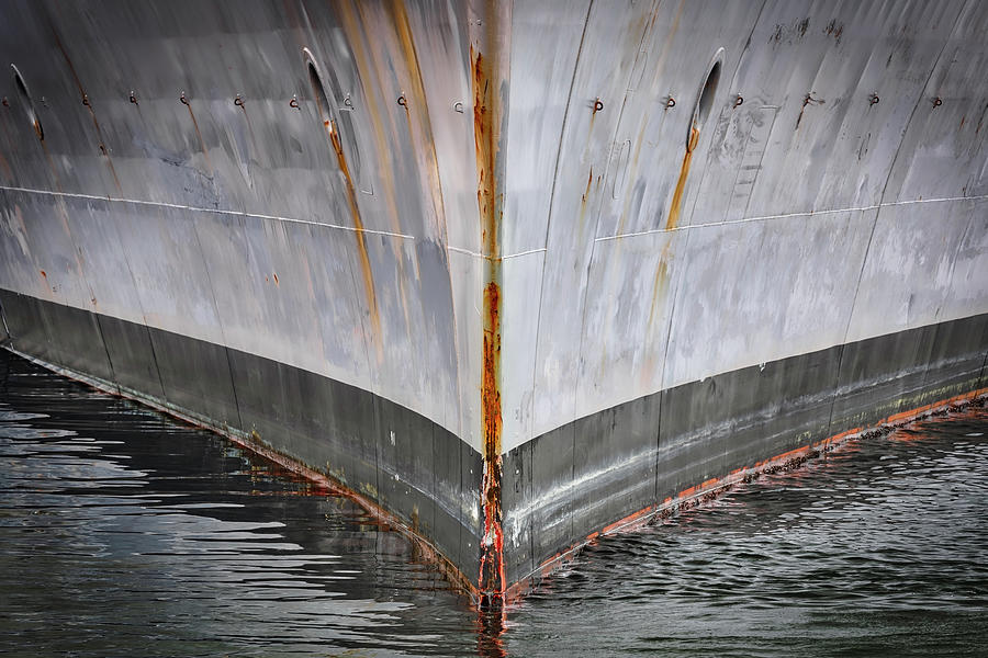 Flagship Bow Photograph by Bill Chizek