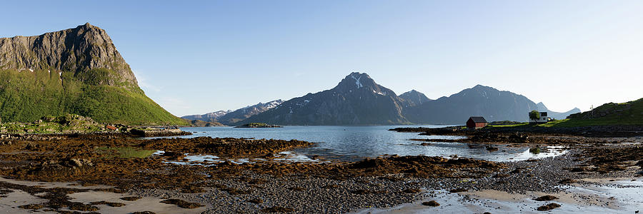 Flakstadoya Mountains and Fjord Lofoten Islands 2 Photograph by Sonny Ryse