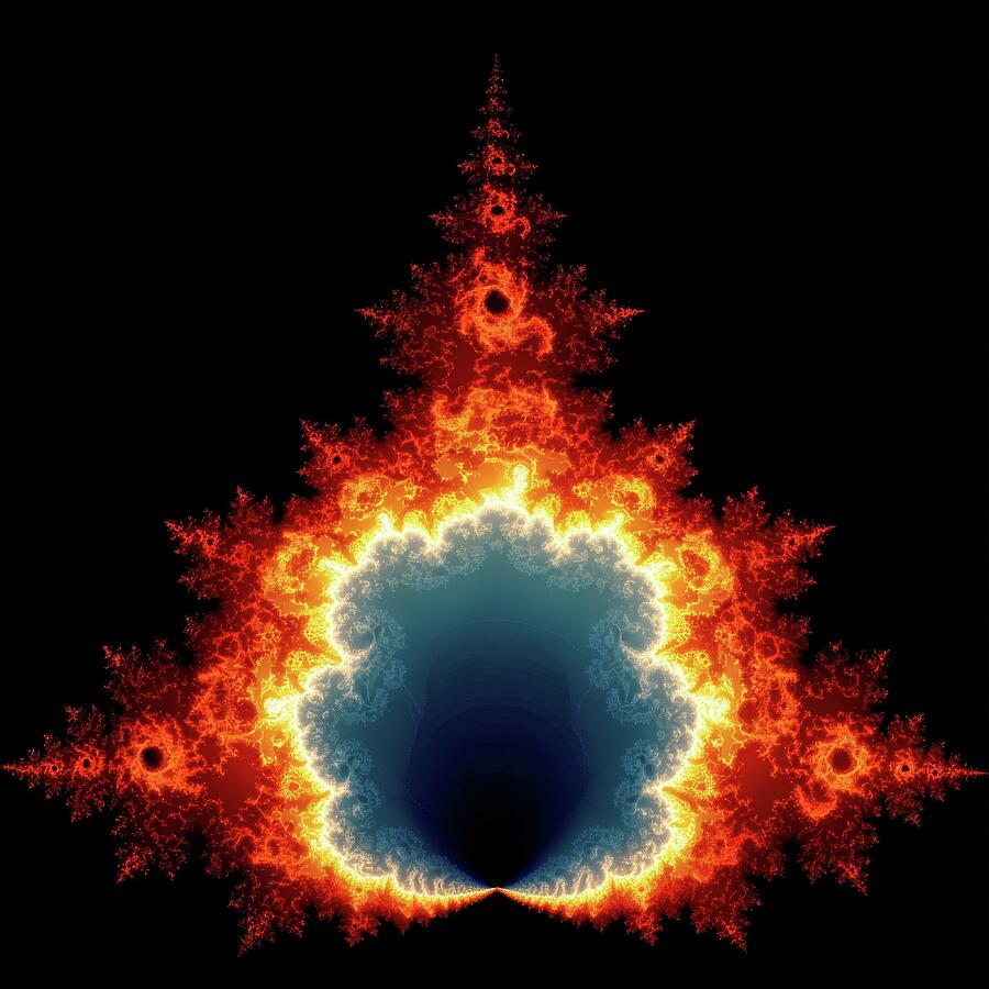 Flame Fractal - Mandelbrot Fire and Ice Digital Art by Matthias Hauser Flame Fractal - Mandelbrot Fire and Ice Digital Art by Matthias Hauser