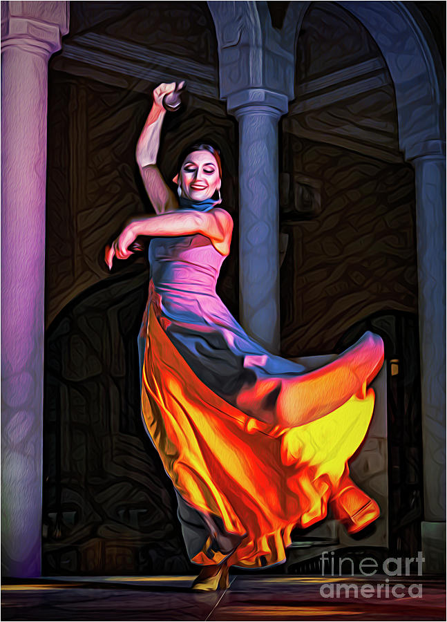 Flamenco Dancer Digital Art