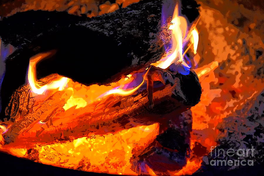Flames And Embers Photograph