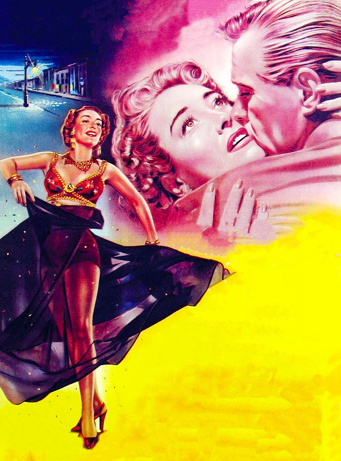Joan Crawford Painting - Flamingo Road, 1949, movie poster painting by Movie World Posters