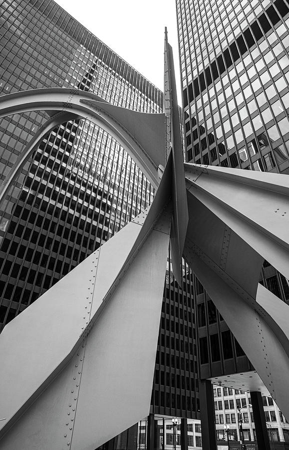 Architecture Photograph - Flamingo View 6 BW by Kevin Eatinger