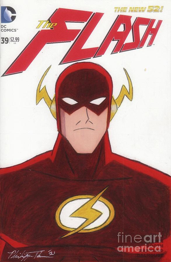 Flash #39 Drawing by Philippe Thomas - Pixels