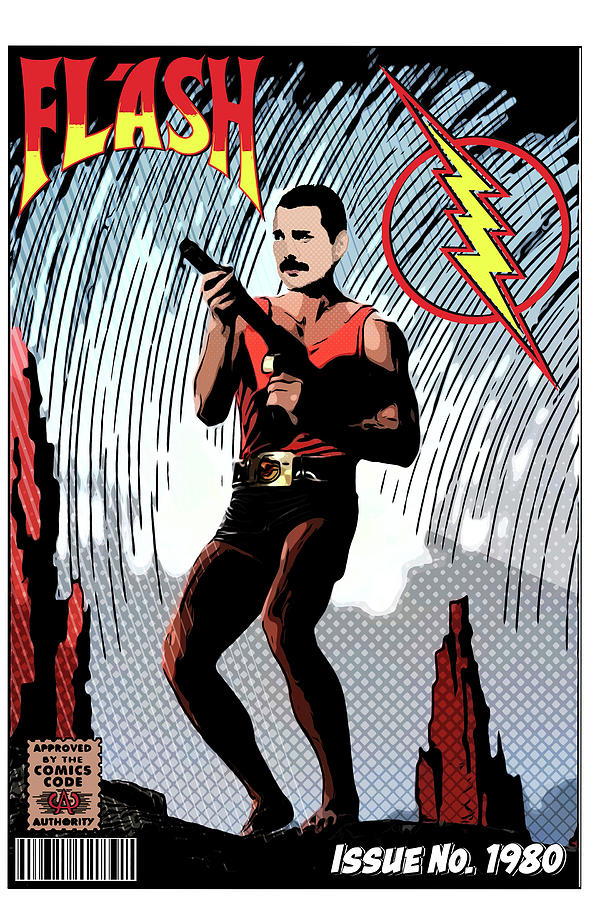 Flash Freddie Issue No. 1980 Digital Art by Christina Rick