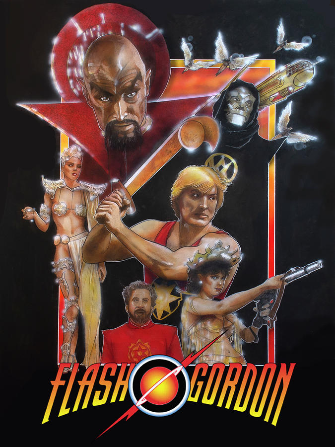 Flash Gordon Painting by Sean Parnell