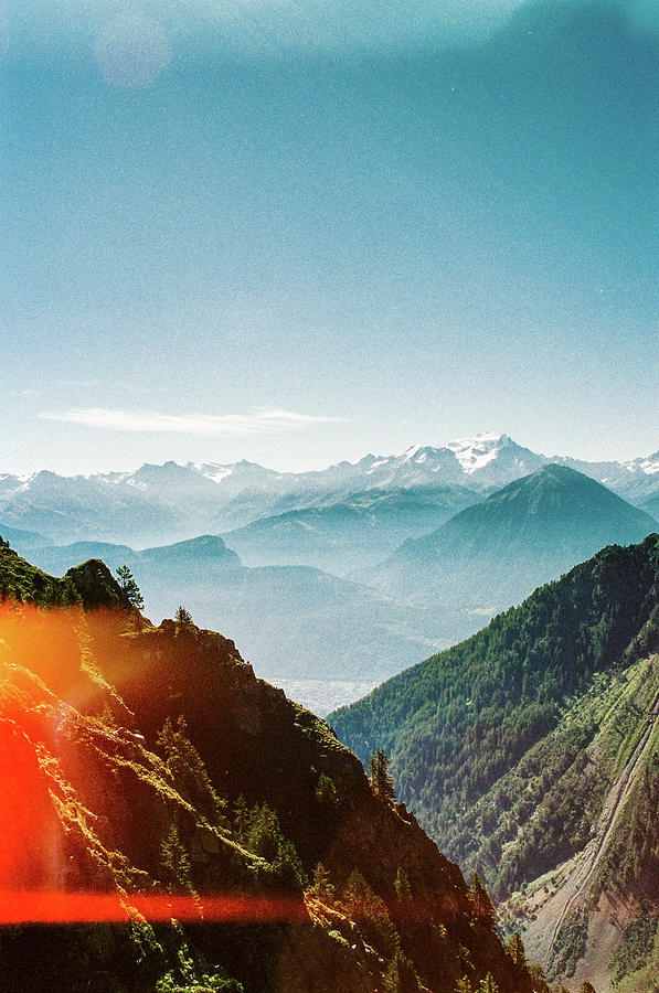 Flash on Mont Blanc Photograph by Barthelemy de Mazenod