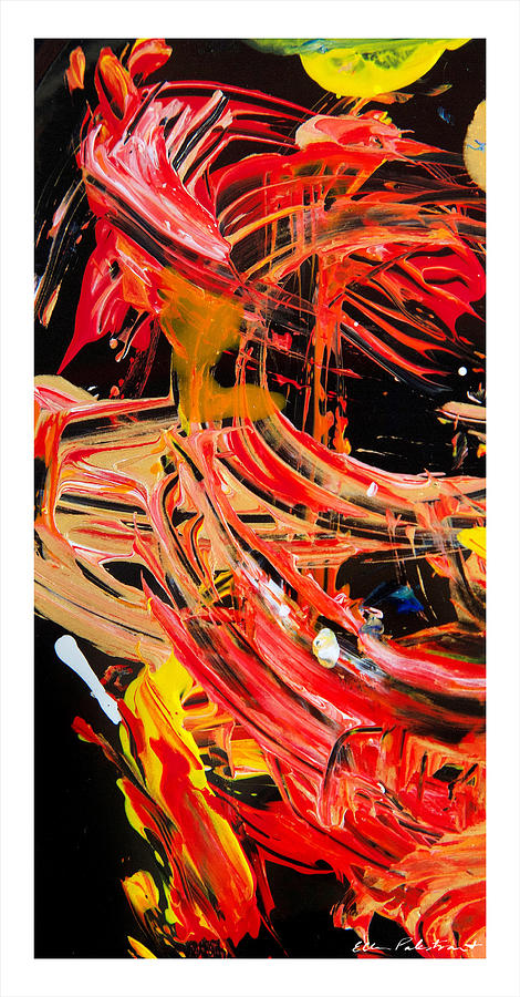 Flashes of Orange Painting by Ellen Palestrant