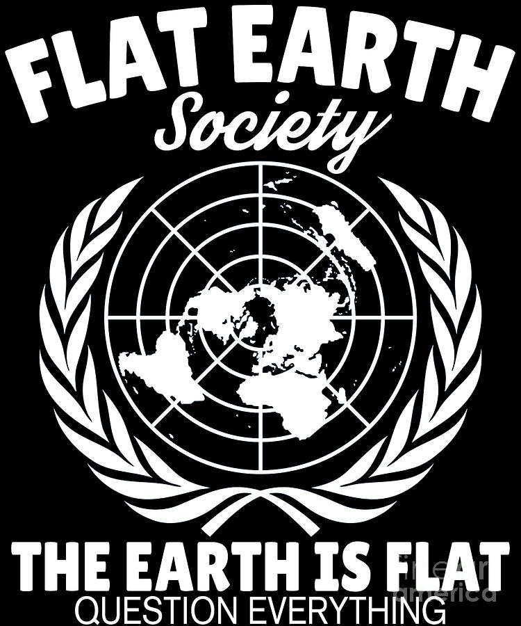 Flat earth sale society logo