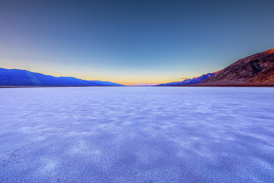 Flat White Death Valley Photograph by Peter Tellone