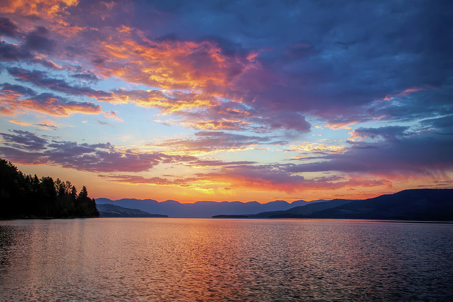 Flathead Lake Sunrise Photograph