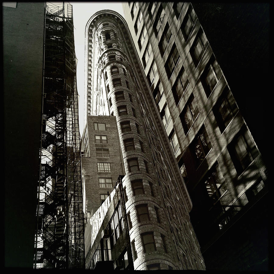 Broadway Photograph - Flatiron Building With A Twist by Carol Whaley Addassi