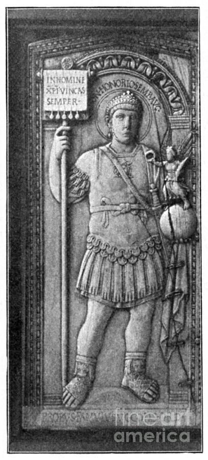 Flavius Honorius Photograph by Granger