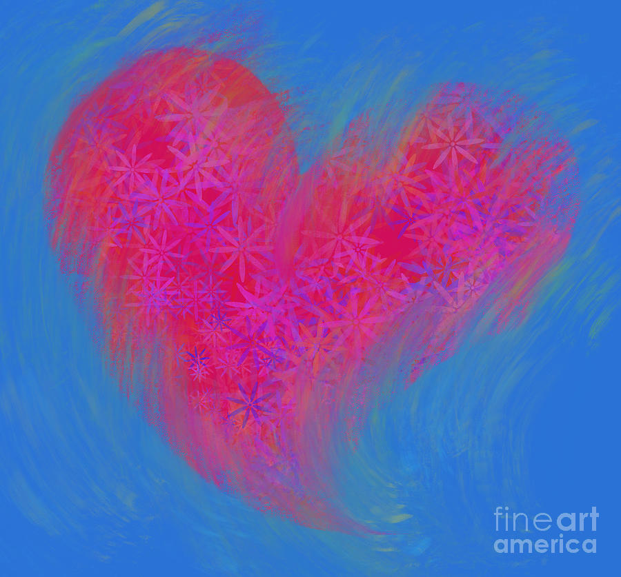 Valentines Day Digital Art - Fleeting Heart by Iris Richardson