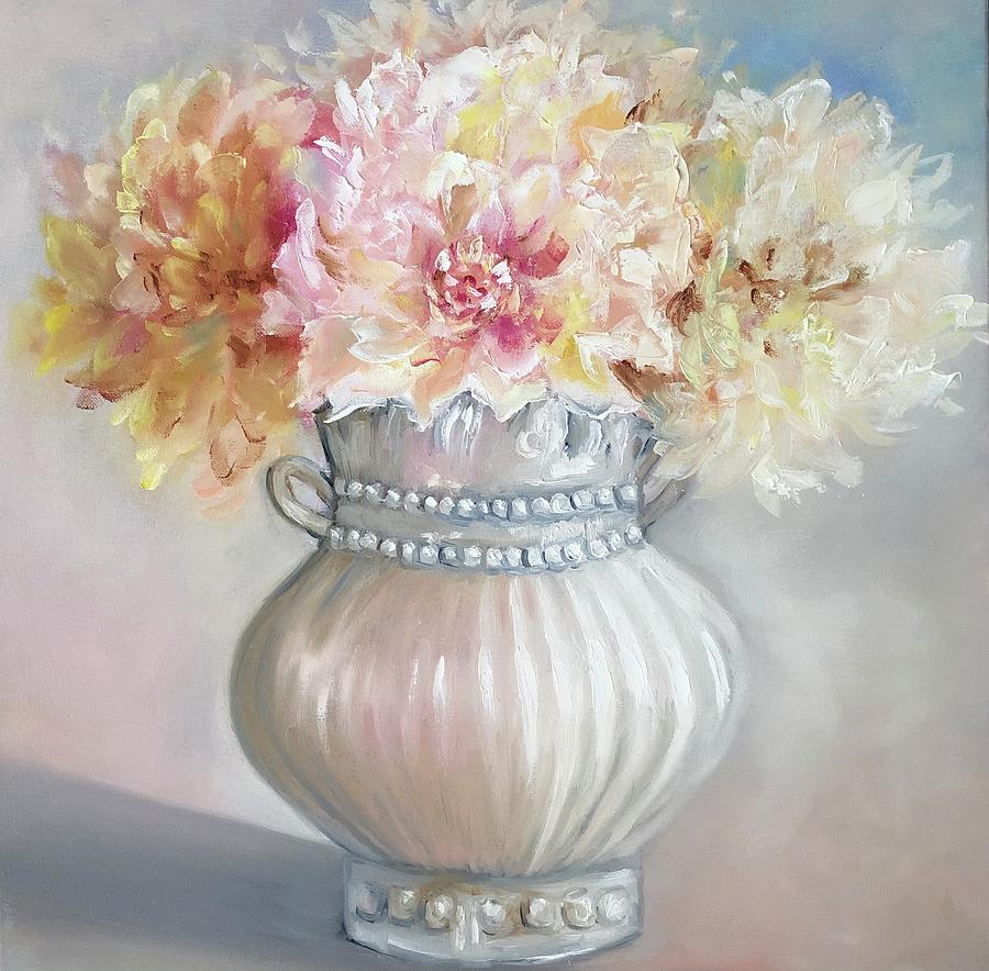 Fleurs Blanches Painting