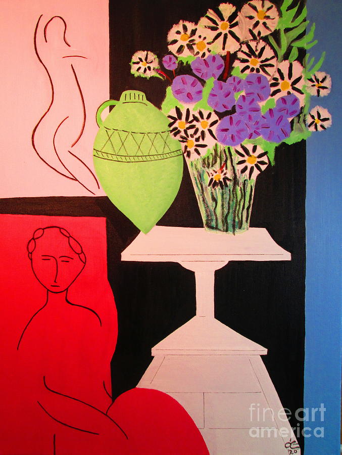 Fleurs dHenri Painting by Bill OConnor