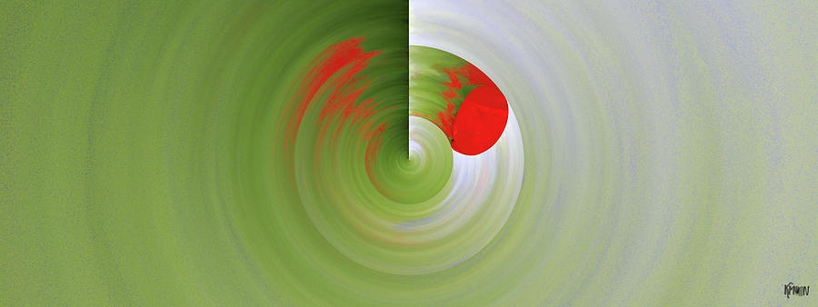 Digital Digital Art - Fleurs dun jour by The KMoon Digital Digital Art - Fleurs dun jour by The KMoon