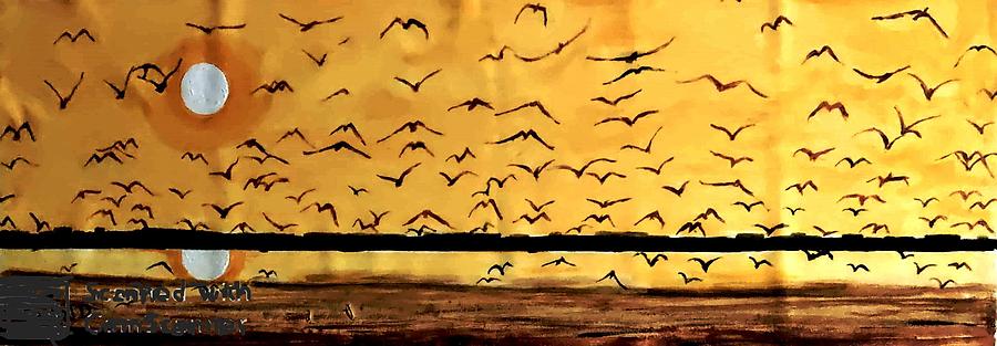 Flight Painting by Anand Swaroop Manchiraju