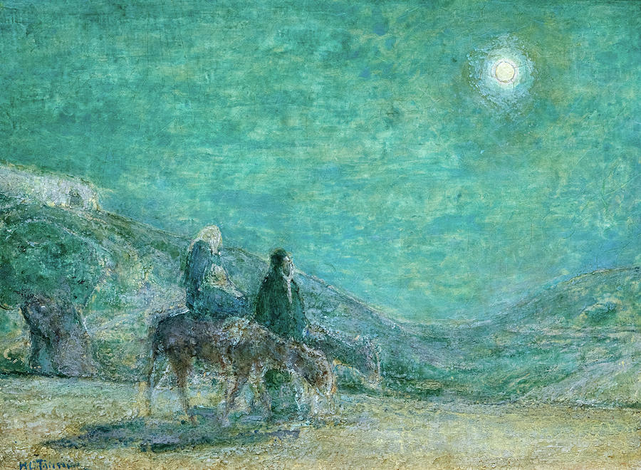 Henry Ossawa Tanner Painting - Flight into Egypt, 1916 by Henry Ossawa Tanner