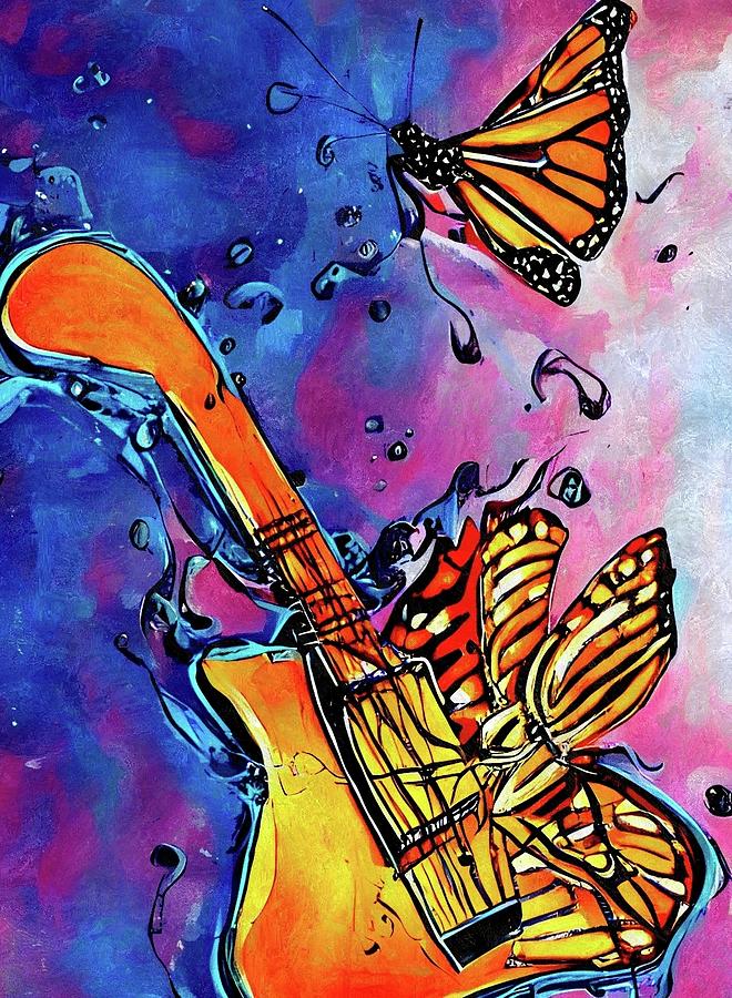 Flight of the Butterfly  Digital Art by Ally White