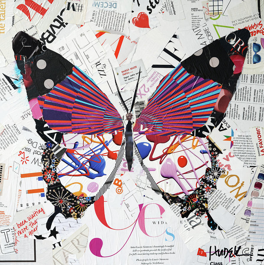 Flight of the Butterfly Mixed Media by James Hudek