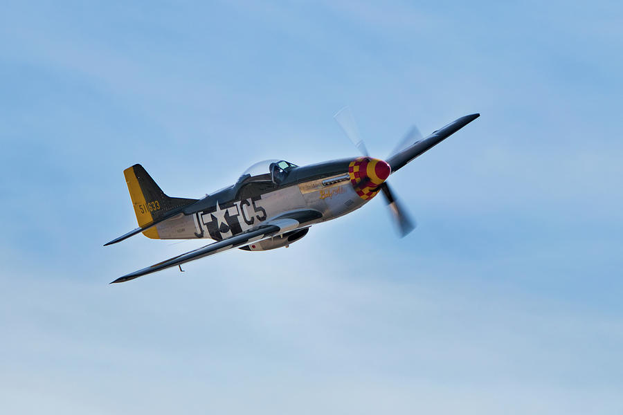 Flight of the P51 Photograph by American Landscapes
