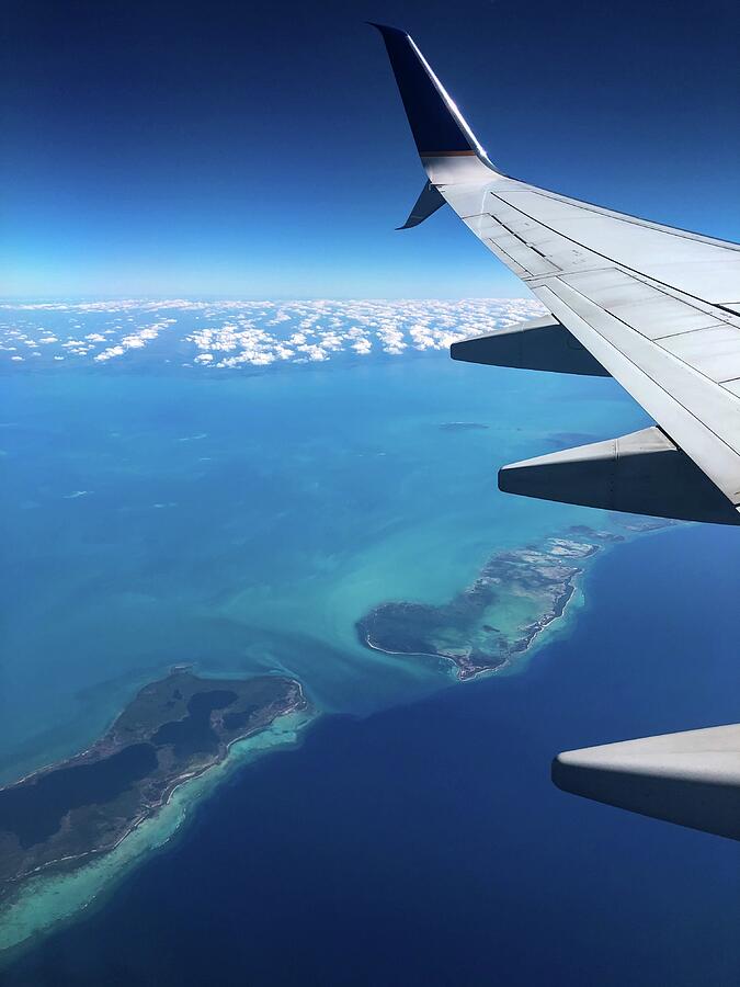 Flight over Islands of the Caribbean Photograph by Marlin and Laura Hum ...