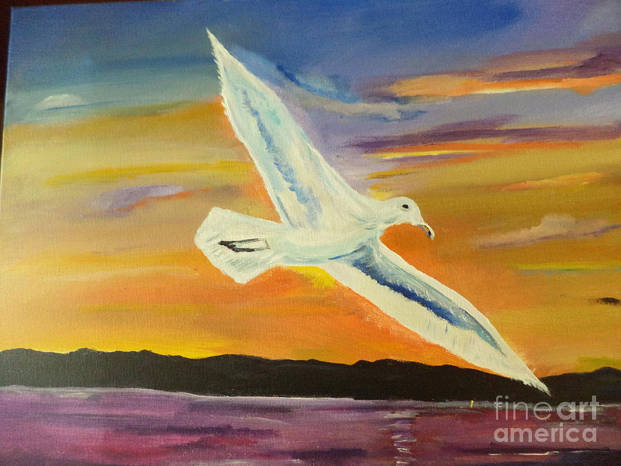 Flight Painting # 336 Painting by Donald Northup