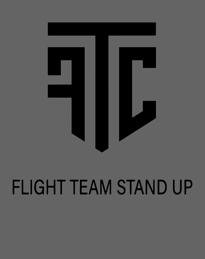 Flightreacts Merch Flight Team Stand Up Ftc Logo T Shirt white Digital ...