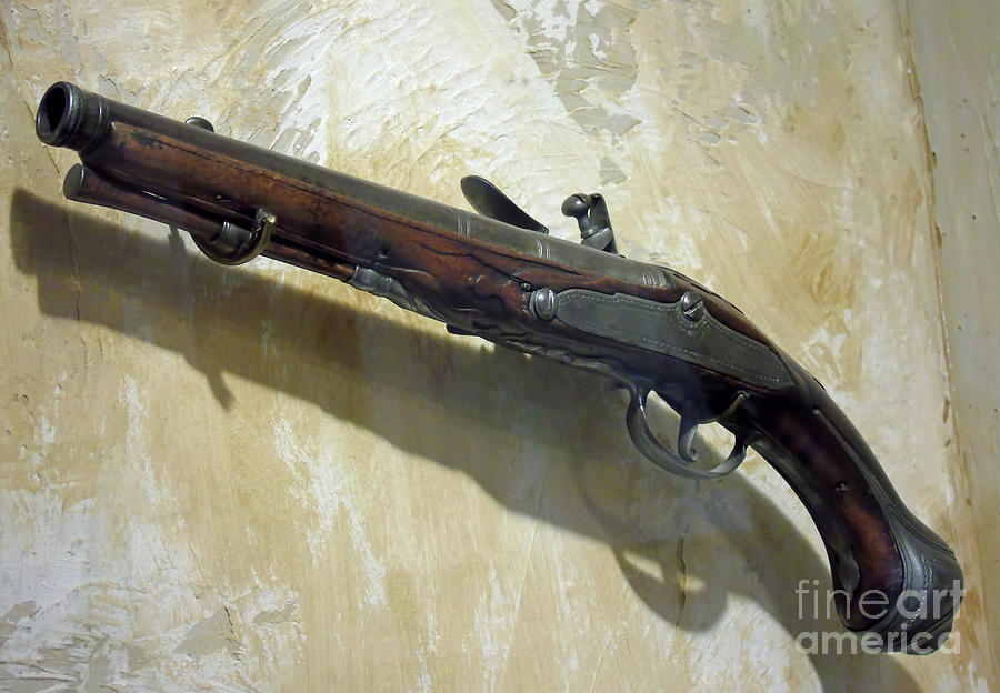 Flintlock Blunderbuss and Pistols Photograph by D Hackett - Fine Art America