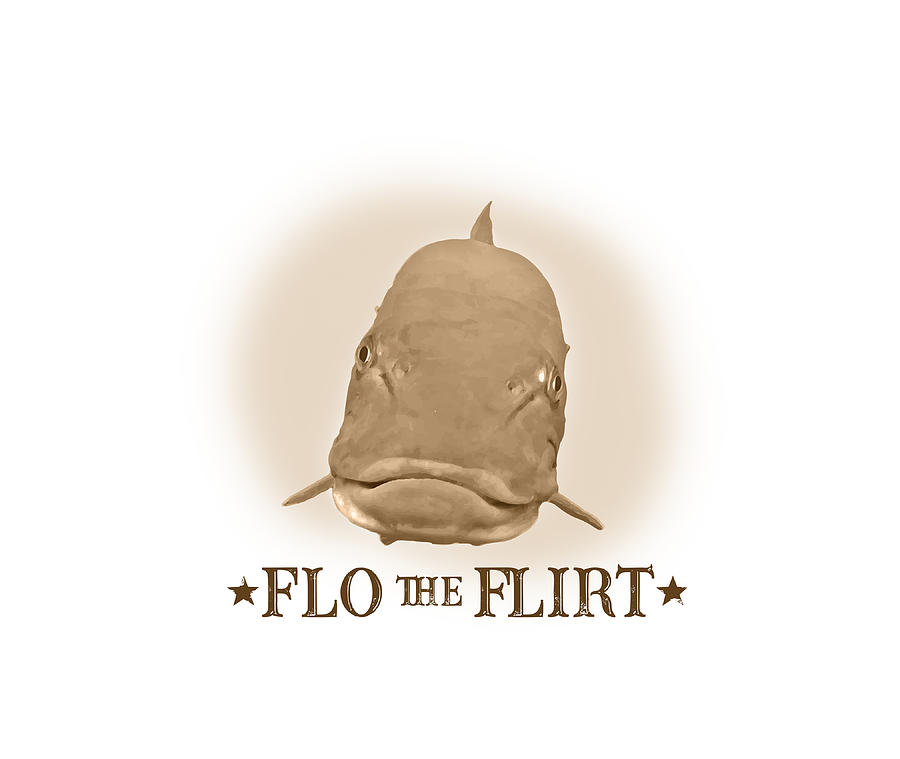 Flo the Flirt Mixed Media by The Fish Watcher Peter Sohnle - Pixels