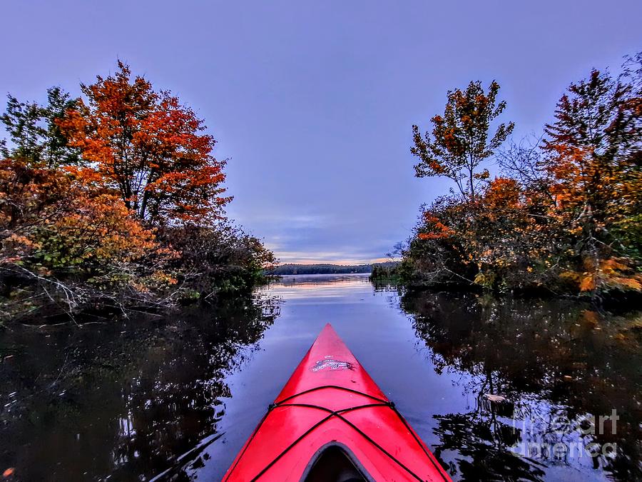 Float and Center - Webster Lake, New Hampshire Photograph by Dave Pellegrini