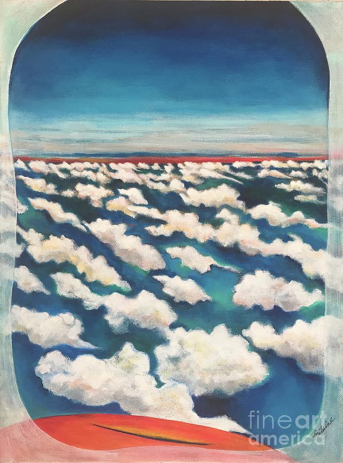 Float Away #2 Painting by Elizabeth Fontaine-Barr