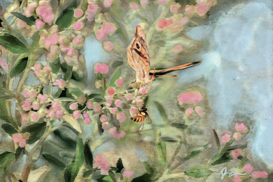 Float Like A Butterfly Sting Like A Bee Digital Art By Krafty Kathy