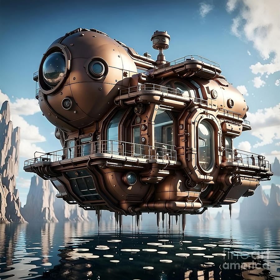 Floating House Digital Art By Jerzy Czyz - Fine Art America