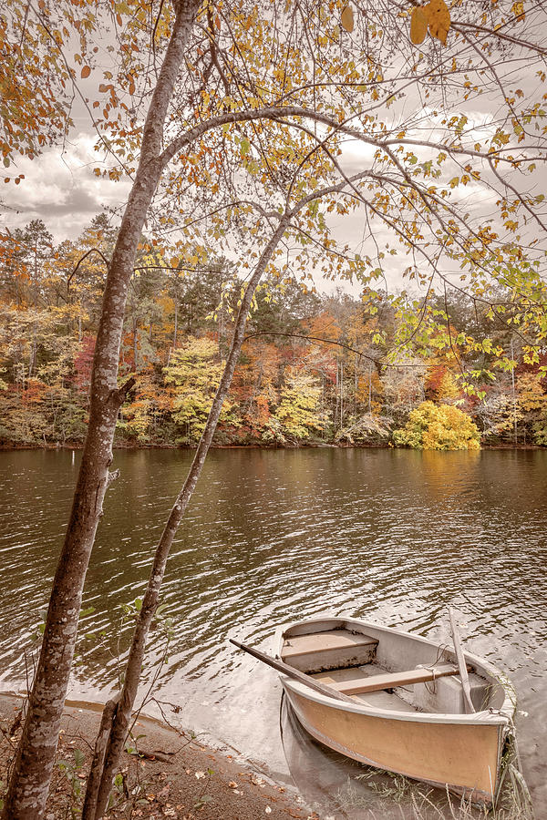 Floating into Autumn Country Colors Photograph by Debra and Dave Vanderlaan