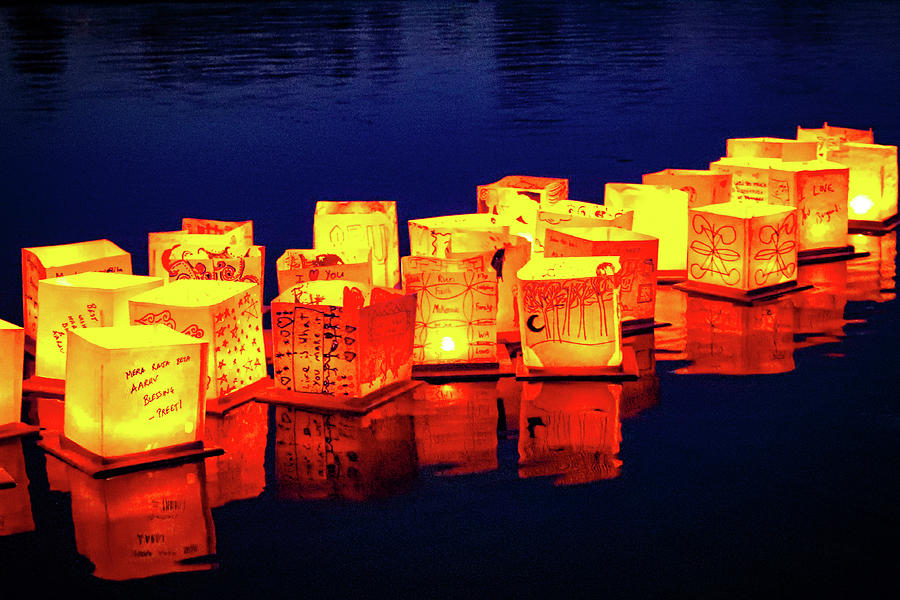 Floating Lanterns Photograph