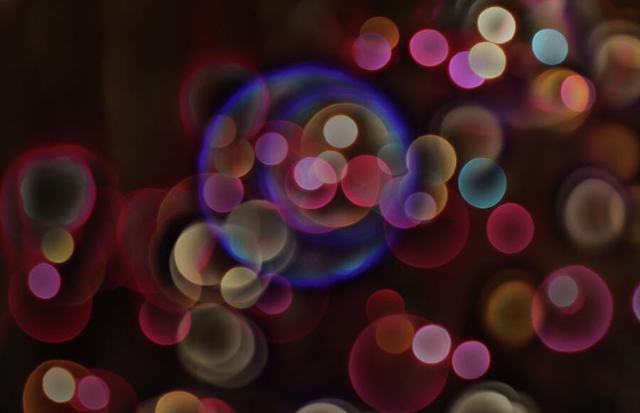 Floating Lights Photograph by Michael Lott Floating Lights Photograph by Michael Lott